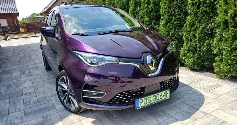 Renault Zoe cena 79800 przebieg: 22800, rok produkcji 2021 z Tykocin małe 497